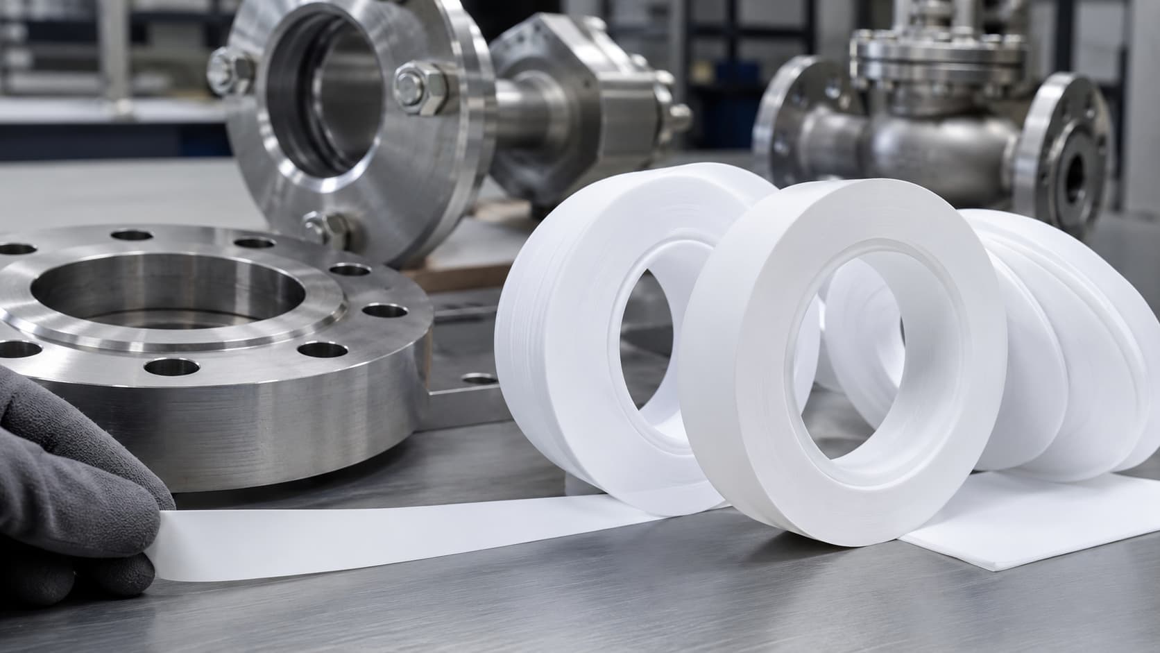 Como a folha PTFE melhora a vedação industrial