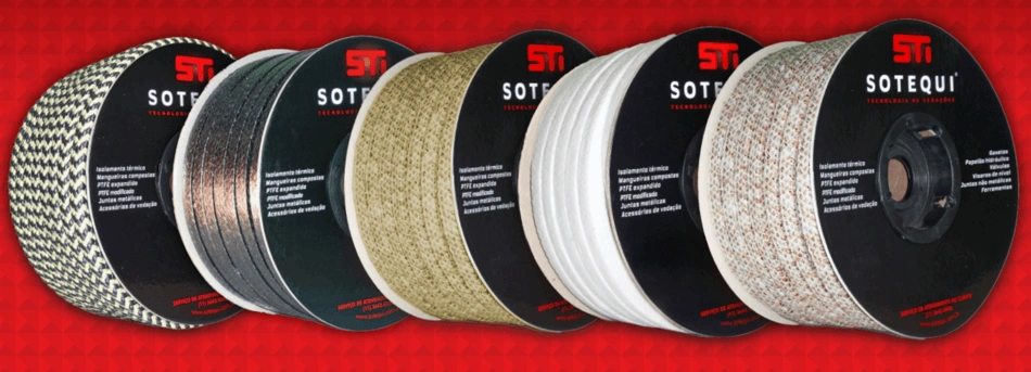 Fabricante Gaxetas Sotequi Vedações Industriais